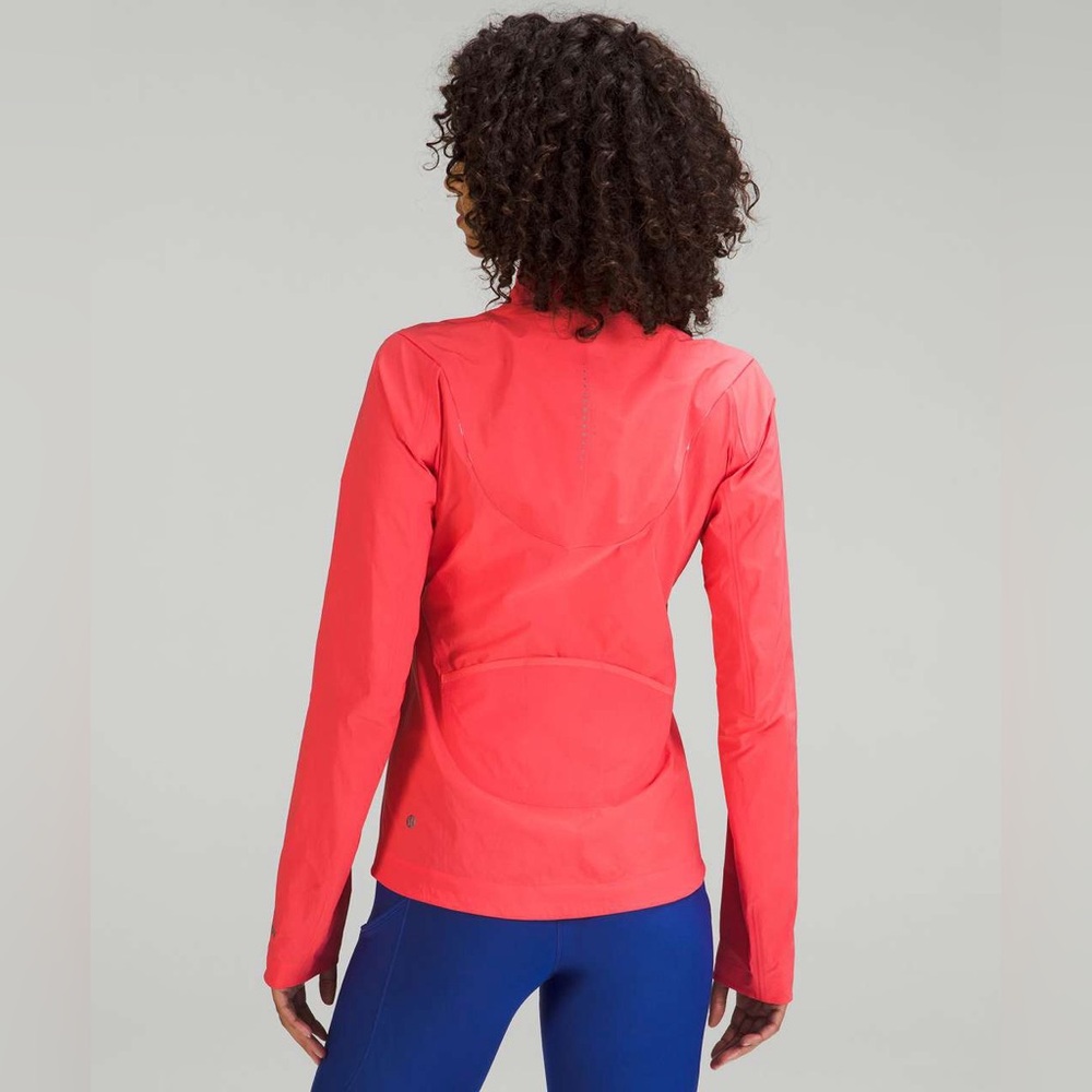 Lululemon Fast and Free Windbreaker Pale Raspberry Size 10 - Picture 3 of 13